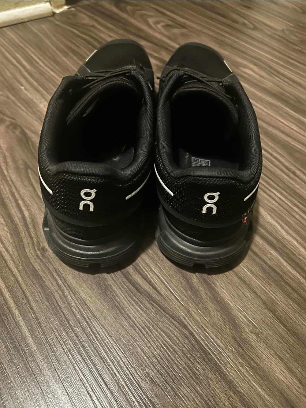 On Running Black Men's Trail-Ready Athletic Sneakers